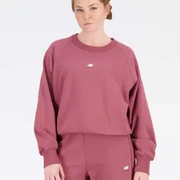 New Balance Rose Pink Cotton Sports Sweatshirt-picture-22