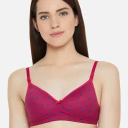 Lady Lyka Fuchsia Non Wired Padded T-Shirt Bra-21