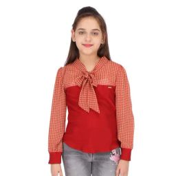 Cutecumber Kids Red Printed  Top-image-33