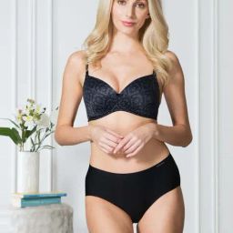 Van Heusen No Visible Panty Line Easy Stain Release Gusset Invisilite Hipster Panty - Black-picture-19