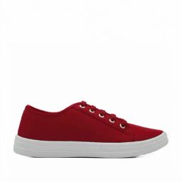 Asian Women's Red Sneakers-image-22
