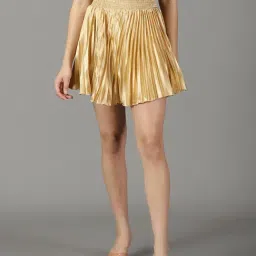 showoffff SHOWOFF Gold Mini Skirt-picture-21