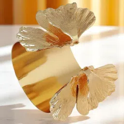 OOMPH Gold Party Wear Cuffs Bracelet-image-38