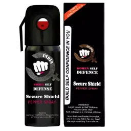 Secure Shield Self Defense 55ml Pepper Spray for Women Safety/Protection, Pack of 1-29