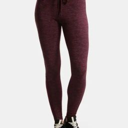 Jockey Wine Textured Yoga Pants - AA01-image-10