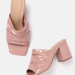 Van Heusen Open Toe Block Heels-1