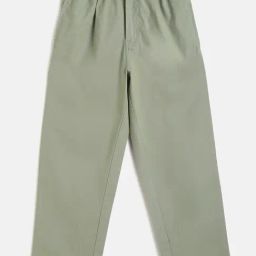 Campana Kids Sage Green Solid Pants-image-23