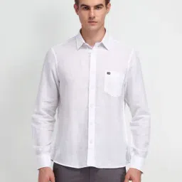 Arrow Sport White Cotton Tailored Fit Shirt-image-56