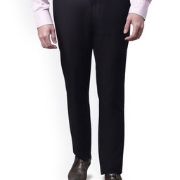 Cantabil Men Slim Fit Mid-Rise Formal Trousers-image-26