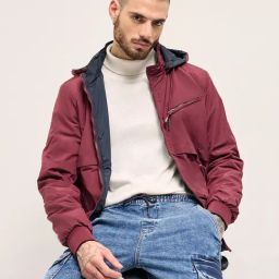 The Bear House Multicolor Polyester Regular Fit Solid Casual Jacket-12