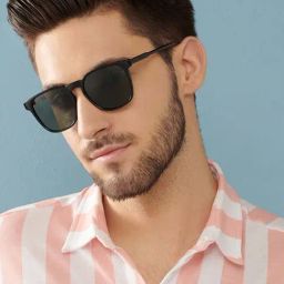 Vincent Chase by Lenskart VC S13980 Green Polarized Square Sunglasses image 4