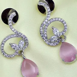 Talish Women Pink Earrings-picture-18