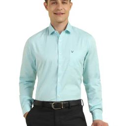 Allen Solly Blue Slim Fit Print Shirt-image-49