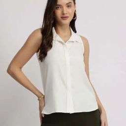 Fablestreet White Regular Fit Top-picture-20