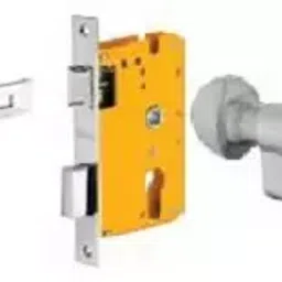 Dorset 60 mm Lever Handle Lock Set With Coin and Knob Cylinder HL REM SC-image-4