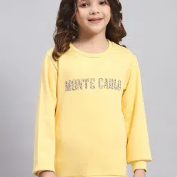 Monte Carlo Kids Yellow Embellished Full Sleeves Sweatshirt-picture-8