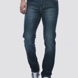 Numero Uno Dark Blue Regular Fit Mid Rise Jeans-87