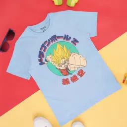 Pantaloons Junior Kids Blue Printed T-Shirt-picture-26