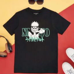 Pantaloons Junior Boys Boys Jet Black Printed T-Shirt-image-119