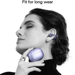 Noise Newly Launched Air Clips Wireless Open Ear Earbuds with Chrome Finish| Airwave Technology image 3