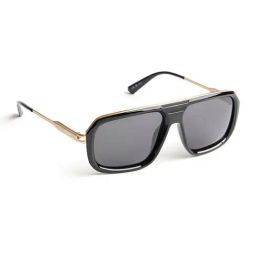 Opium Grey UV Protection Aviator Sunglasses for Men-image-30