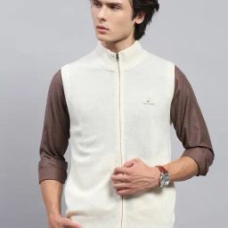 Monte Carlo Off White Regular Fit Jacket-image-56