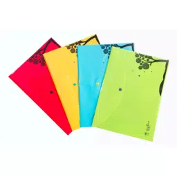Worldone F/C Size Tree Pattern Assorted Colors Polypropylene My Button Bag, DC205TR-17