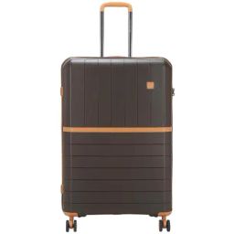 VIP Chocolate 8 Wheels Large Hard Cabin Trolley Bag-image-82