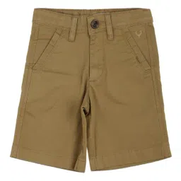 Allen Solly Junior Brown Solid Shorts-image-12