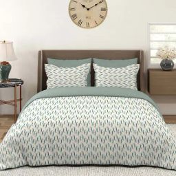 Layers Home Easy 100% Cotton 144 TC Printed Double Bedsheet with 2 Pillow Covers-image-31