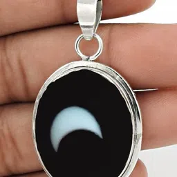 GenZcomplex Adults Unisex Silver-Plated Oval Pendants-54