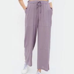 Ginger by Lifestyle Mauve Regular Fit Mid Rise Pants-picture-0