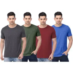 Color Capital Multicolored Regular Fit T-Shirt - Pack of 4-image-96