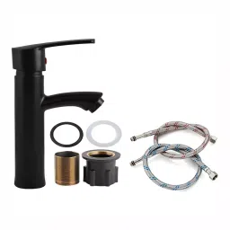 Fastgear Sink Tap Stainless Steel Chrome Finish Black, FG1238 (Pack of 2)-image-47