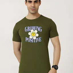 KaamBhari Graphic Printed Round Neck Pure Cotton T-shirt-picture-29