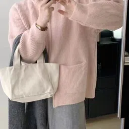 StyleCast Women Ribbed Round Neck Long Sleeves Pullover Sweaters with Zip Detail Detail-picture-37