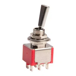 MULTICOMP PRO Toggle Switches SWITCH, TOGGLE, DPDT, 5A, 250V, SPC21299-78