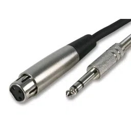 PRO SIGNAL CABLE, XLR 3P SOCK-6.35MM STEREO PLUG,3M, SVC683-3M-54