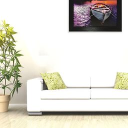 Chaque Decor Blue & Pink Religious Wooden Wall Art-image-107