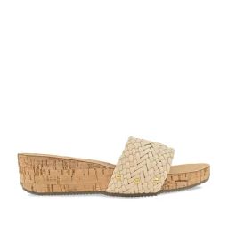 Rocia by Regal Women's Cream Casual Wedges-image-9