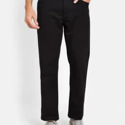 Octave Black Cotton Regular Fit Jeans-image-53