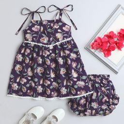 BAESD Girls Floral Printed Top with Shorts-image-87