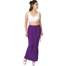 Dermawear Women's Saree Shapewear SS-406 - Purple-picture-22