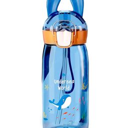 FunBlast Anti-Leak Under Sea World Print Water Bottle with Sipper - 550 ML-image-81
