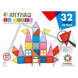 Funrise Magnetic Tiles Combo Set of 32 Pieces- Multicolor-1