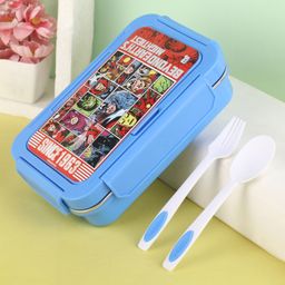 Avengers Steel Insulated Lunch Box - Dark Blue-23