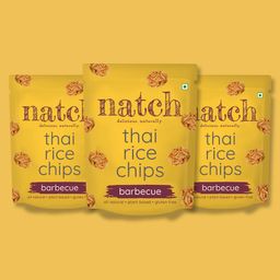 Natch thai rice chips - barbecue (small pack of 3 - 25 g Each)-18