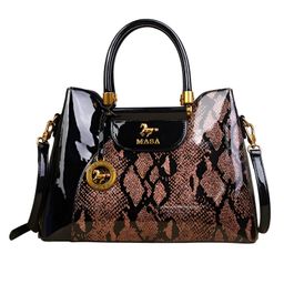 SYGA Women's Tote Bag Floral Print & Embossed, Spacious Daily Shoulder Bag with Zipper Pockets and Cover Closure(style-02)-image-105