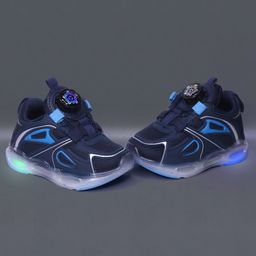 NEW STEPS Colour Blocked LED Slip On Shoes - Blue-image-95