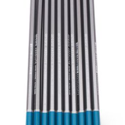 Apsara Absolute Dark Pencils with Long Point Sharpener & Eraser Multicolour - Pack of 10 image 2